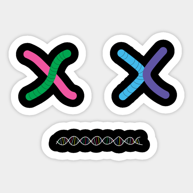 DNA x_x Ver. 2 Sticker by zero three